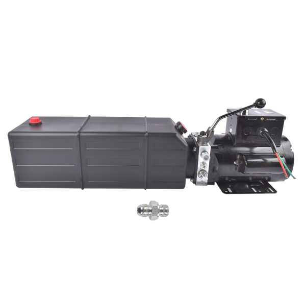 液压泵 14 Quart 3.7 Gal Hydraulic Power Unit 3HP 220V 2950 PSI 2880 RPM for 2 and 4 Post Lifts Car Lifting Hydraulic Pump Single-Acting-4