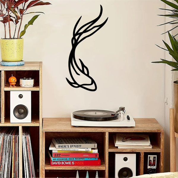 CIFbuy手工锻打半磅实心铁制鱼形墙面装饰 个性化垂钓主题礼品（TikTok、temu下自提）-6