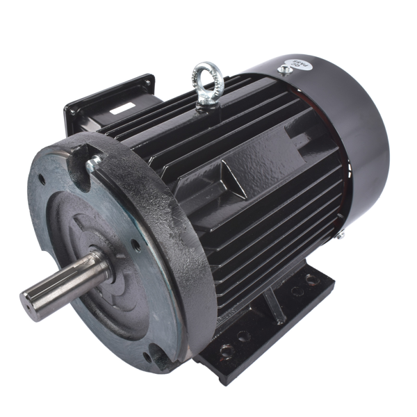 空气压缩机电机 5HP 3 Phase Electric Motor C-Face 1480/1770 RPM 184TC TEFC 230/460V Black-6