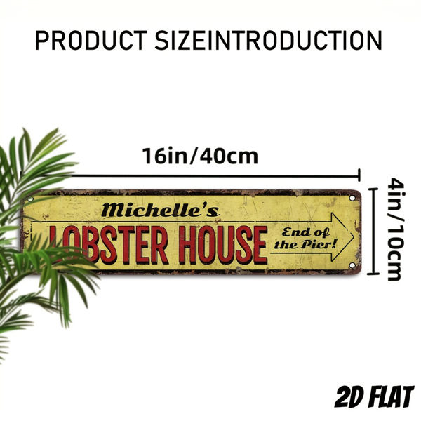 CIFbuy 铝质装饰挂牌新年情人节礼品家居墙面 2D 装饰牌匾（TikTok、temu 自提）-2