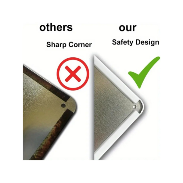 CIFbuy 励志语录悬挂铁牌不要把我和我的态度混淆经典铁质墙面装饰（TikTok、temu 下自提）-5