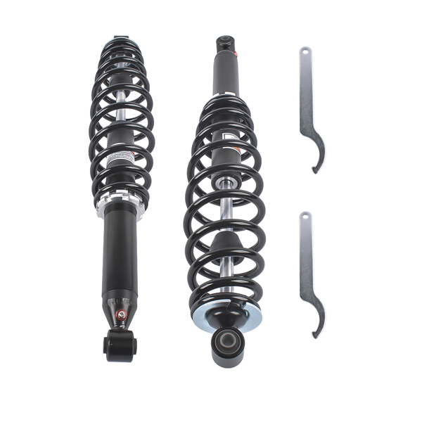 减震器 Rear Left and Right ATV Shock Absorber with Coil Spring Fits for Can-Am Outlander Renegade 450 500 570 650 800 Black 2Pcs-1