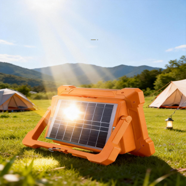 便携式LED太阳能工作灯，无级调光，工地电池可充电LED落地灯，飓风应急工作灯-6