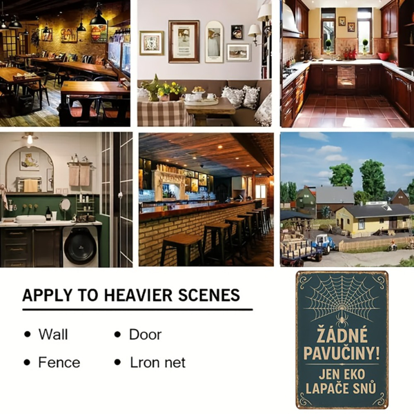 CIFbuy 复古捷克风情标语金属墙饰诙谐箴言铁艺酒吧咖啡馆节日装饰（TikTok、temu pick-up service）-4