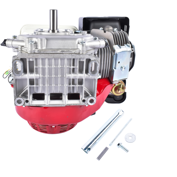 A3 四冲程 420cc 15HP OHV水平轴汽油发动机红色 4 Stroke 15HP 420cc Gas Engine, Horizontal Shaft OHV Gas Motor, Shaft 1" (25mm) Diameter, Go Kart Motor Engine for Log Splitters Compressors Lawn Mowers-6