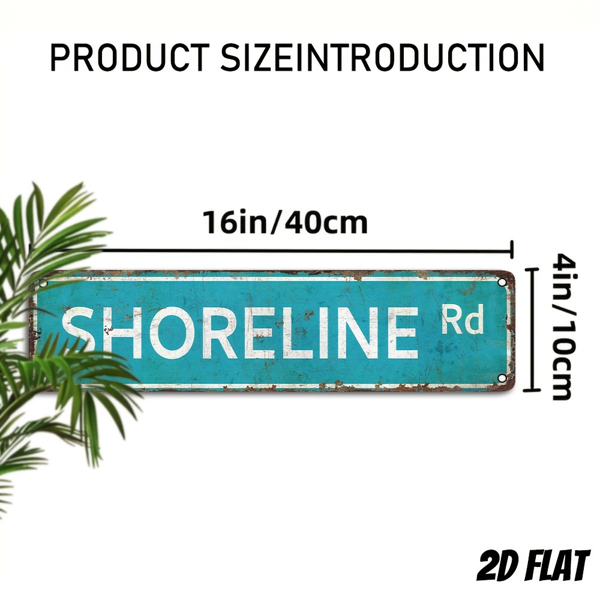 CIFbuy 复古铝制标牌新年情人节礼品家居墙面悬挂 2D 装饰牌匾（TikTok、temu 下自提）-2