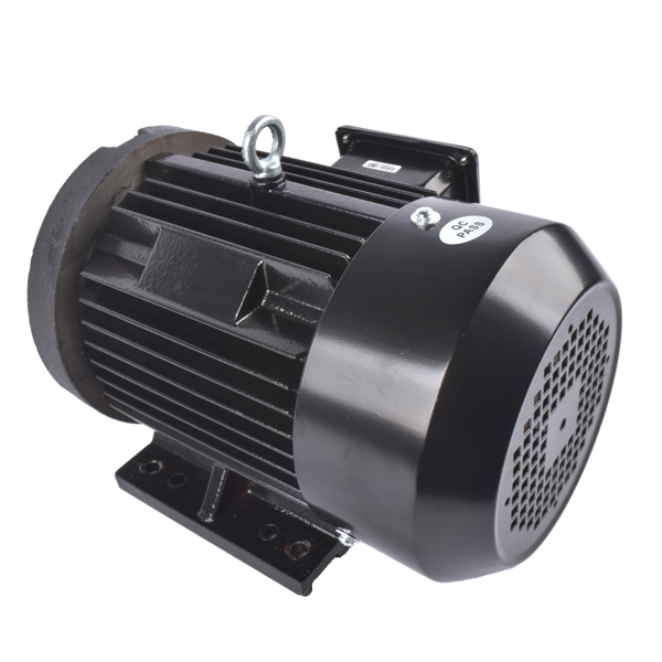 空气压缩机电机 5HP 3 Phase Electric Motor C-Face 1480/1770 RPM 184TC TEFC 230/460V Black-4