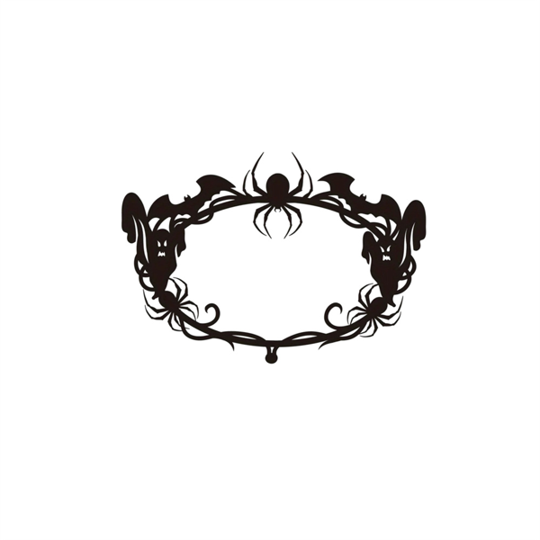 CIFbuy哥特蝙蝠蜘蛛网幽灵挂墙装饰万圣节派对家居室内外节日布置(TikTok、temu下自提)-1