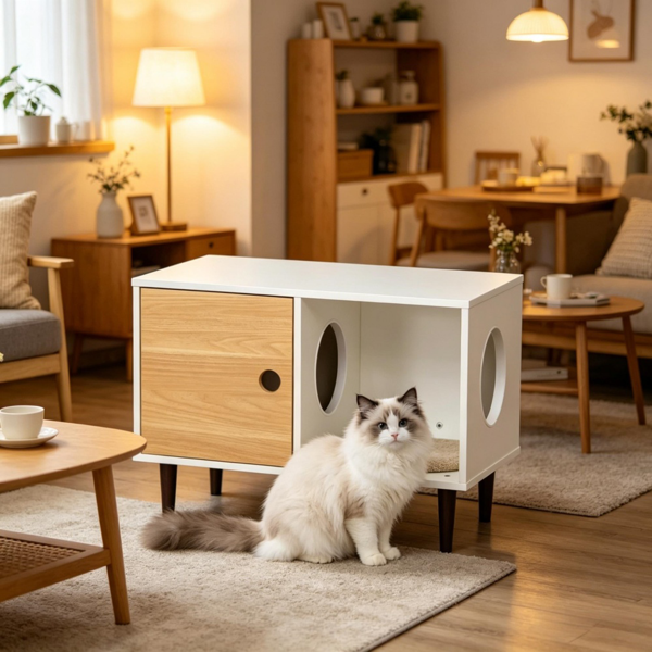 猫舍/木制猫屋-1