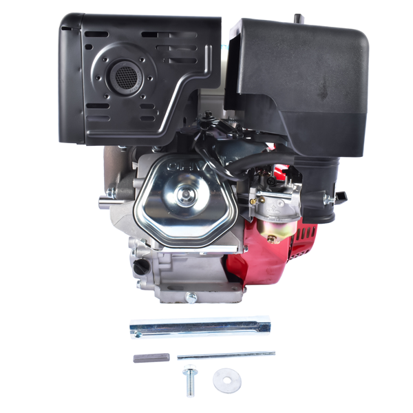 A3 四冲程 420cc 15HP OHV水平轴汽油发动机红色 4 Stroke 15HP 420cc Gas Engine, Horizontal Shaft OHV Gas Motor, Shaft 1" (25mm) Diameter, Go Kart Motor Engine for Log Splitters Compressors Lawn Mowers-4