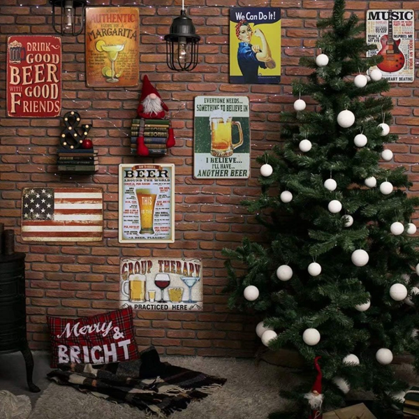 CIFbuy 复古罗威纳趣味金属牌狗狗家居庭院花园厨房酒吧车库墙面装饰（TikTok、temu 下自提）-5