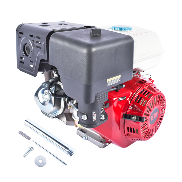 A3 四冲程 420cc 15HP OHV水平轴汽油发动机红色 4 Stroke 15HP 420cc Gas Engine, Horizontal Shaft OHV Gas Motor, Shaft 1" (25mm) Diameter, Go Kart Motor Engine for Log Splitters Compressors Lawn Mowers-12