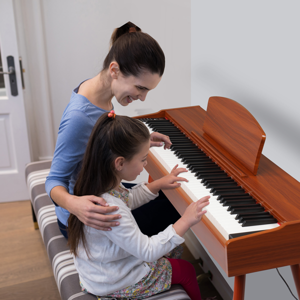 GPP-203 88键重锤键盘 嵌入式支架款 胡桃木 电钢琴-7