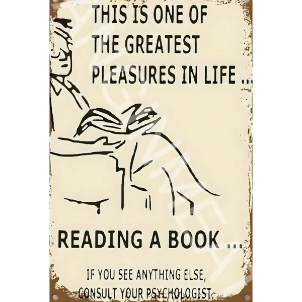 CIFbuy趣味标语铝制标牌 12x8 英寸防晒防雨墙面装饰 TikTok temu 下自提-4