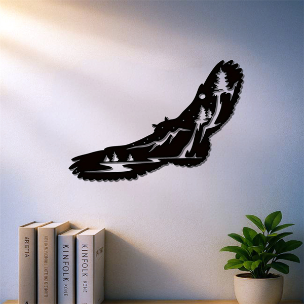 CIFbuy手工锻造金属小鸟墙饰个性化花园庭院装饰定制姓名牌户外室内独特园艺礼物（TikTok、temu下自提）-6