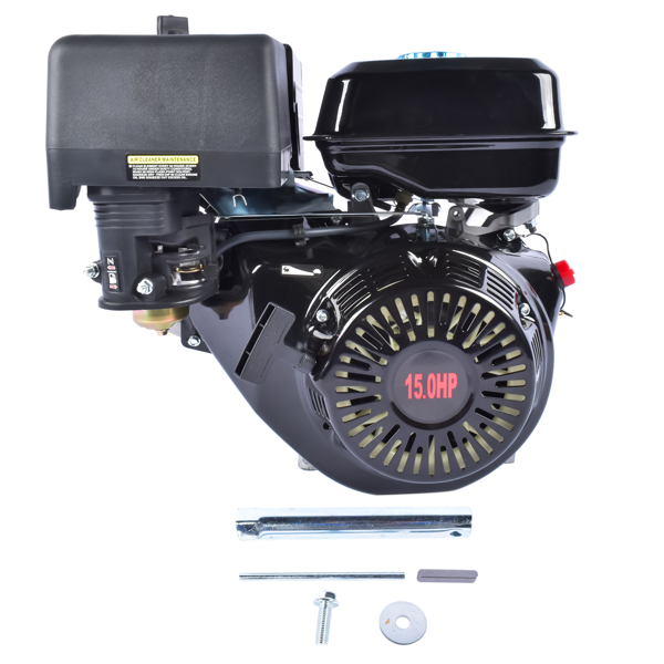 A3 四冲程 420cc 15HP OHV水平轴汽油发动机黑色 4 Stroke 15HP 420cc Gas Engine Black, Horizontal Shaft OHV Gas Motor, Recoil Start Go Kart Motor Engine for Log Splitters Compressors Lawn Mowers-1