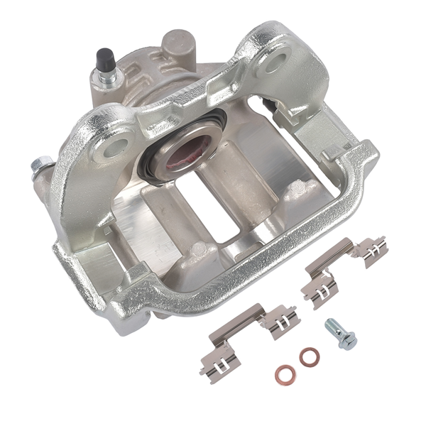 刹车钳 Rear Left Brake Caliper with Bracket Fits for Chevy Silverado Suburban GMC Sierra 1500 Silver 1Pc-4
