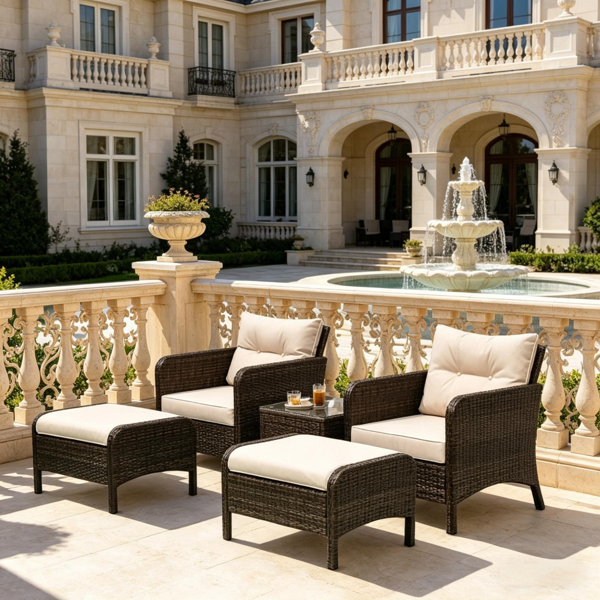 户外花园沙发套装 /藤编沙发-7