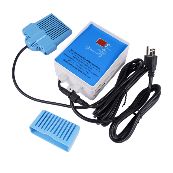 盐氯发生器 Complete Salt Chlorine Generator System with Built in Timer for Hot Tubs & Swim Spas 2000 Gallons-3