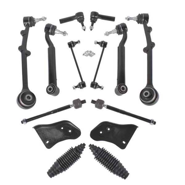 控制臂 12Pcs Front Lower Forward Rearward Control Arms Kit Replacement for 2015-2019 Ford Mustang #RK623465 RK623464-1