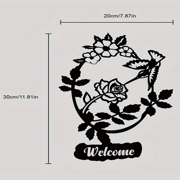 CIFbuy春季盛开花鸟迎宾标志客厅卧室玄关现代家居装饰墙画(TikTok、temu下自提)-3