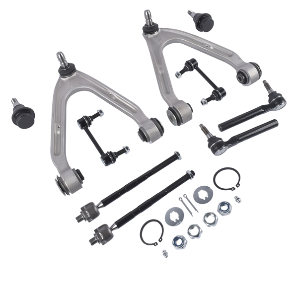 控制臂 10Pcs Front Upper Control Arm w/Ball Joint Sway Bars Kit Fit for Hummer H3 2007-2010-5