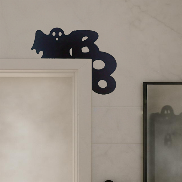 CIFbuy幽灵门挂饰万圣节门饰卧室客厅装饰墙贴趣味挂件(TikTok、temu下自提)-10