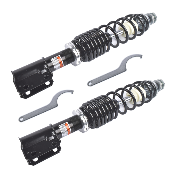减震器 2Pcs Front Left and Right Shock Absorber with Coil Spring Fit for Can-Am Outlander 500 & Outlander Max 500 2007-2009 Black-4