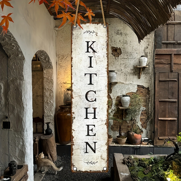 CIFbuy 复古木质挂牌农舍厨房餐厅墙面装饰家居壁挂易装耐用（TikTok、temu 下自提）-6