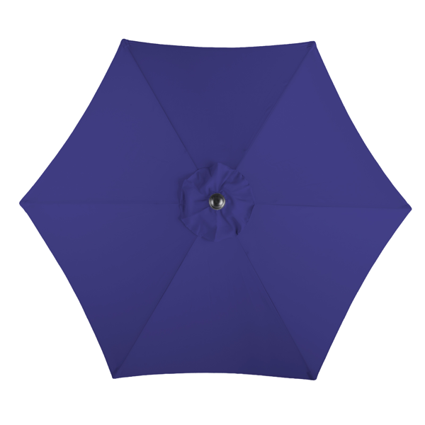 9FT 海军蓝 转向头 KD 圆形 太阳伞  涤纶布 6铁伞骨 铁中柱-11