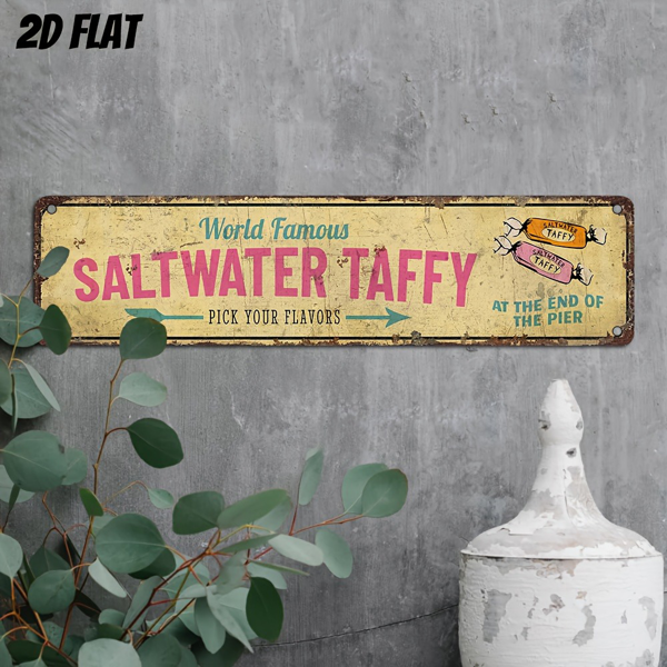 CIFbuy 复古风格铝制标牌新年情人节礼品家居多用途墙面悬挂装饰牌（TikTok、temu 下自提）-4