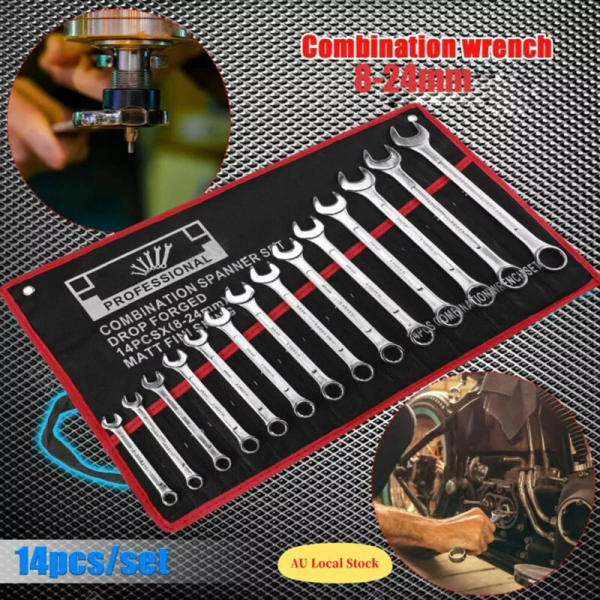 梅花扳手开口两用14件套-2