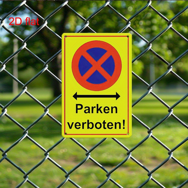 CIFbuy 禁止停车金属警示挂牌庭院车库餐厅酒吧咖啡馆墙面装饰（TikTok、temu 自提）-7