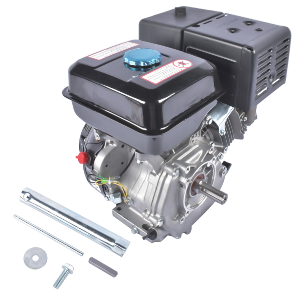 A3 四冲程 389cc 13HP OHV水平轴汽油发动机黑色 13HP 389cc Gas Engine, Horizontal Shaft 4 Stroke OHV Gas Motor, Go Kart Engine Motor Recoil Start Black-2