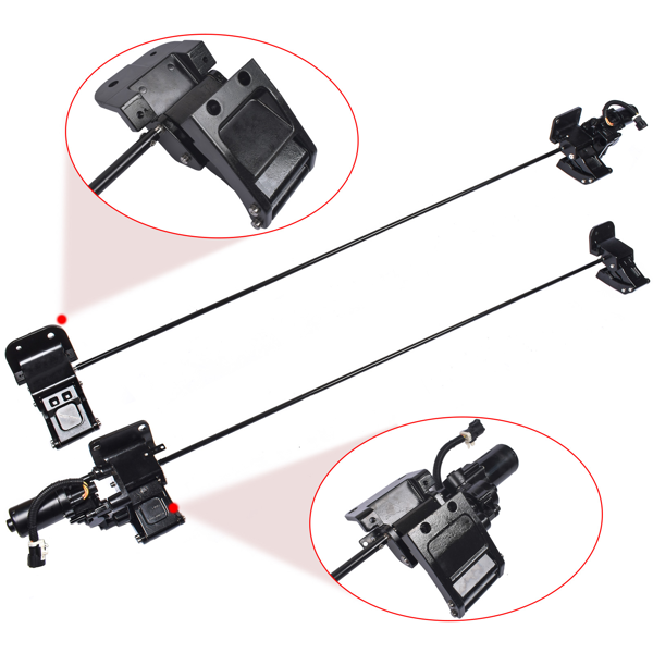 脚踏板电机总成 2PCS Power Running Board Motor Left & Right w/Bracket Replacement for Ford Expedition Lincoln Navigator 9L7Z16A506B 9L7Z16A507B-5