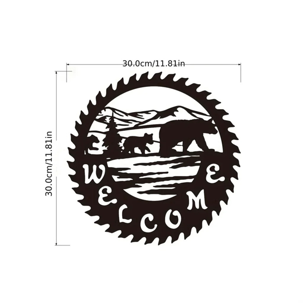 CIFbuy哥特熊雕塑家居装饰金属动物雕像客厅万圣节圣诞节礼物（TikTok、temu下自提）-7