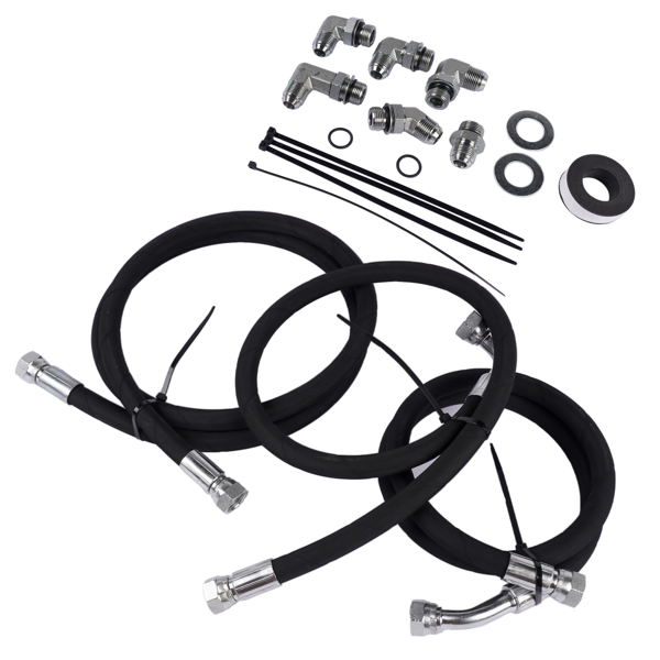 油管套装 Transmission Cooler Lines Fits for Chevy Silverado 2500 3500 HD 6.6L Diesel 2006-2010-4