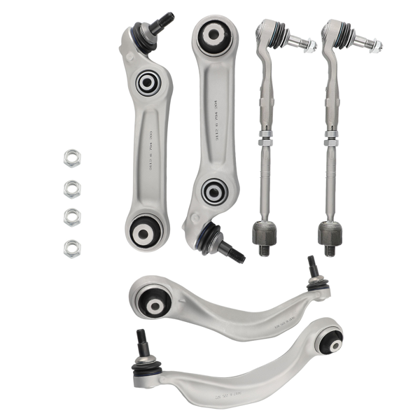Front Lower Forward Rearward Control Arms Tie Rod fit for 2011-2016 BMW 528i 535i-1