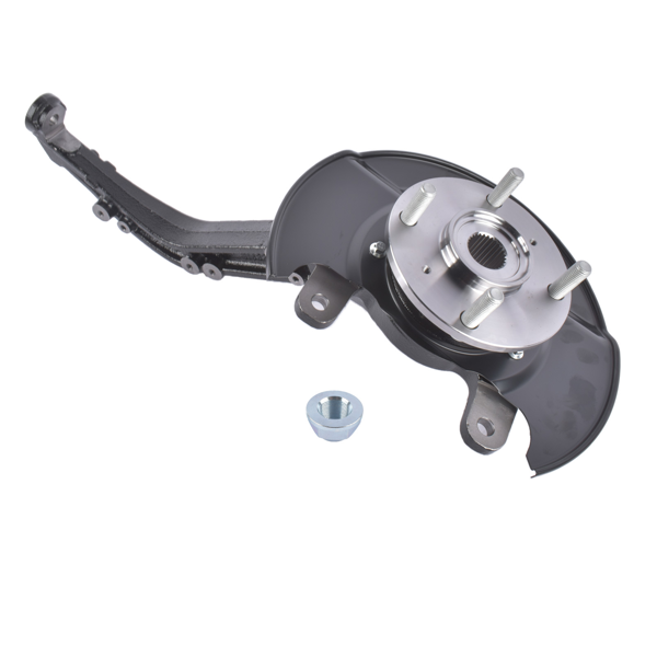 转向节 Front Left Steering Knuckle Assembly Replacement for Honda Accord 1998-02 L4 2.3L 4-Stud Hub-6