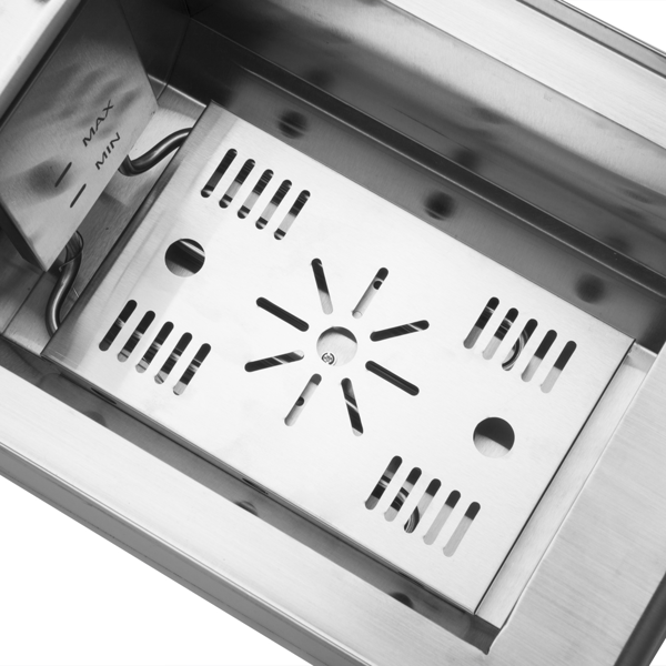 【替换旧编码19396644】美规 EH102V 110V 3400 24.9QT/23.6L 电炸锅 银色 不锈钢 双缸/定时/调温/ETL电源线-30