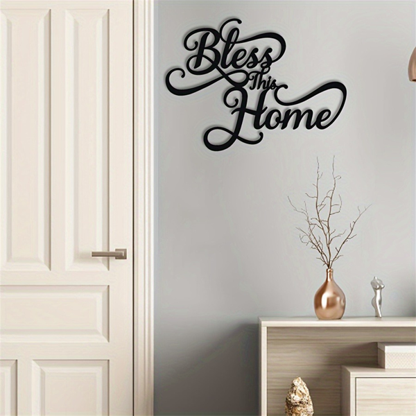 CIFbuy复古防水铁制墙面装饰牌温馨祝福家居励志艺术品（TikTok、temu下自提）-1