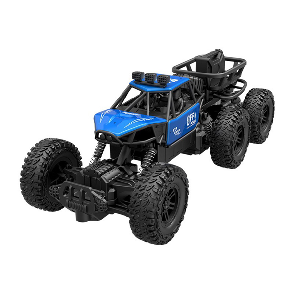 All-terrain Electric Toy Car, Alloy Car, 1:20 Scale Model Car, 2.4GHz R/ C Off-road Car, High-speed Car, with Headlights And Shock Absorption, Birthday Gifts for Kids Over 3 Years Old（blue）-2