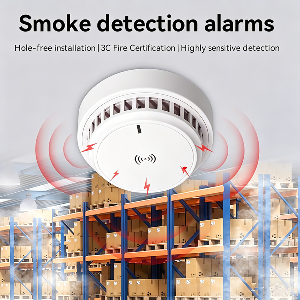 烟雾报警器家用消防安全传感器报警器包含电池 (物流仅支持发USPS，TK/TEMU仅自提) 各平台政策不同，链接已附相关资质，如无所需资质请勿上架-8