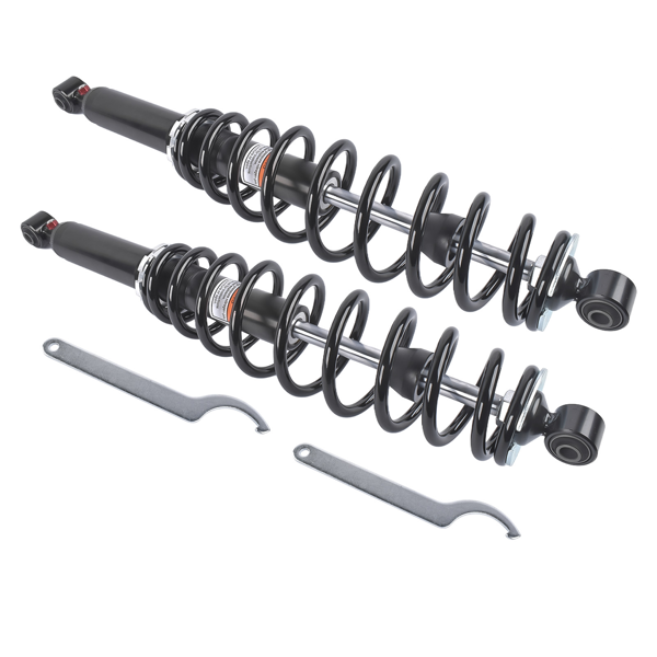 减震器 Rear Left and Right ATV Shock Absorber with Coil Spring Fits for Can-Am Outlander Renegade 450 500 570 650 800 Black 2Pcs-4
