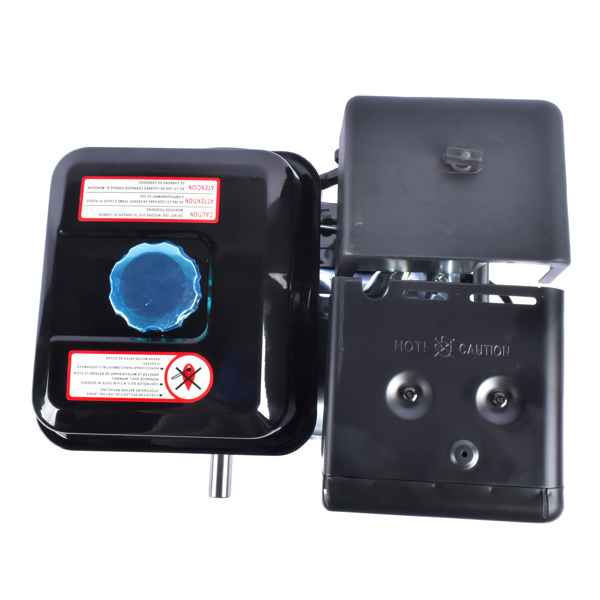 A3 四冲程 420cc 15HP OHV水平轴汽油发动机黑色 4 Stroke 15HP 420cc Gas Engine Black, Horizontal Shaft OHV Gas Motor, Recoil Start Go Kart Motor Engine for Log Splitters Compressors Lawn Mowers-11