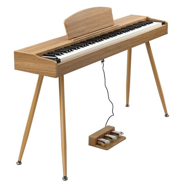 【AM不售卖】GDP-203 88键重锤键盘 嵌入式支架款 自然原木 电钢琴 美国-3