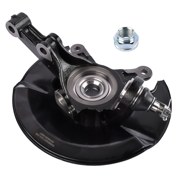 转向节总成 Front Right Passenger Side Steering Knuckle & Wheel Bearing Hub Assembly Replacement for Honda Civic 1.7L 2001-2002 698-478 51210S5AJ10-2