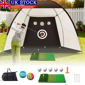 10x7 英尺高尔夫练习网