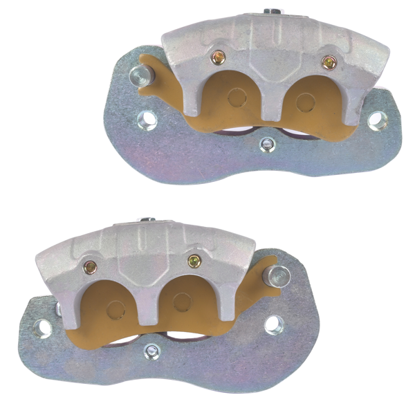 刹车卡钳 2pcs Front Brake Calipers & Sintered Pads Replacement for Can-Am Commander Defender Maverick 705601462+705601463-2