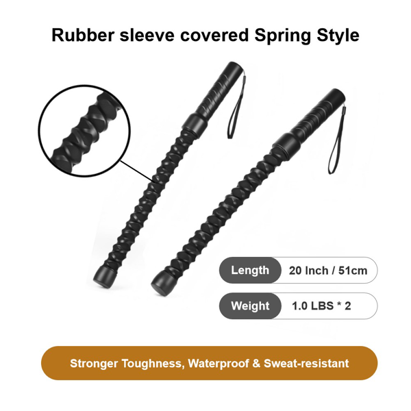 全新升级弹簧包胶无绳战绳 - 男女适用，便携可拆卸设计，在家中、办公室、户外或旅馆，随时随地都能锻炼（TK、Temu、Shein仅支持自提发货）-10